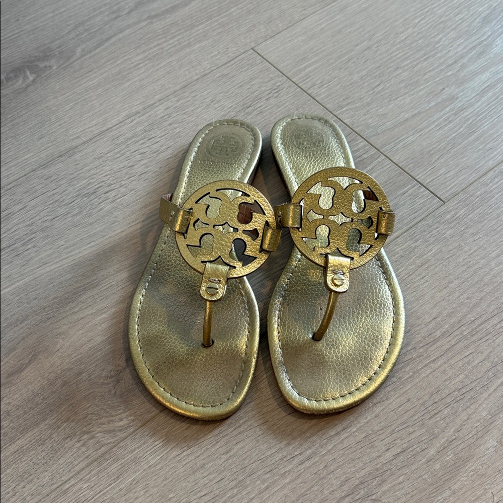 Tory Burch Gold Sandals
